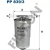 Filtre À Gasoil Filtron Pp839/3