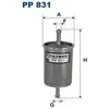 Filtron pP831 filtre à carburant