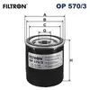 FILTRON OP 570/3 Filtre à huile Filtre vissé
