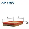 Filtron Filtre à air, ap149/3