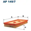 FILTRON AP149/7 Compartiments Moteur