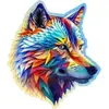 Wooden City Puzzle: CLASSY WOLF 250/25, en bois, 8+  - Puzzle  - 5182452 