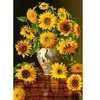 Puzzle Tournesols dans un vase de paon  - Castorland Puzzle  - C-103843-2 