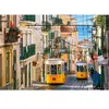 Puzzle de ville Lisbonne Trams - CASTORLAND - 1000 pièces - Pour enfants et adultes