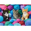 Puzzle 1000 pièces Castorland - Chatons dans un magasin de laine
