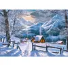 Castorland puzzle Matin enneigé 68 cm carton 1500 pièces
