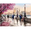 Castorland Jigsaw Le Along the River de Along the River des pièces 2000