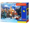 Sledding in Town, puzzle 300 pièces  - Castorland Puzzle  - B-030194 