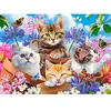 Castorland Puzzle 70 pièces : Chatons avec des fleurs