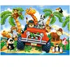 Castorland jigsaw premium maxi 40 pc - softies on safari pc-040131