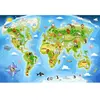 Castorland Carte du monde au 40e étage pièces de puzzle Maxi