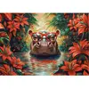 Puzzle 500 pièces : Hippo Relaxation