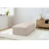 Pouf pour canapé modulable MEGEVE tissu bouclette Beige   BOBOCHIC TU