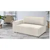 Chauffeuse 2 places avec accoudoir pour canapé modulable NIHAD tissu velours côtelé Bobochic