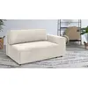 Chauffeuse 2 places avec accoudoir pour canapé modulable NIHAD tissu velours côtelé Bobochic