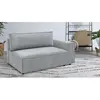 Chauffeuse 2 places avec accoudoir pour canapé modulable NIHAD tissu velours côtelé Bobochic