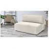 Chauffeuse 2 places sans accoudoir pour canapé modulable NIHAD tissu velours côtelé Bobochic