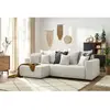 BOBOCHIC Canapé d'angle réversible convertible coffre ENVY tissu boucl...