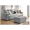 Accueil Séjour Pouf Bobochic Pouf envy tissu bouclette doux Gris clair