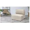 Chauffeuse 1 place pour canapé modulable NIHAD tissu velours côtelé Bobochic