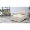 Méridienne avec accoudoir pour canapé modulable NIHAD tissu velours côtelé Bobochic