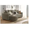 Fauteuil & pouf Bobochic Pouf envy rond tissu bouclette doux Marron