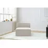 Chauffeuse 1 place pour canapé modulable MEGEVE tissu texturé Bobochic