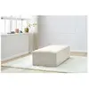 Pouf pour canapé modulable MEGEVE tissu texturé beige BOBOCHIC
