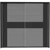 Armoire 2 portes coulissantes DOLCE BLACK EDITION