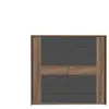 Armoire 2 portes coulissantes DOLCE COTTAGE coloris imitation chêne no...