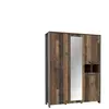 Armoire 4 portes avec miroir CANYON W