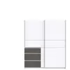 Armoire 2 portes + 3 tiroirs DORIAN