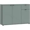 CasaDolce Buffet - GANYMEDE - 3 portes - 1 tiroir - Sauge - 1198 x 341 x 823 cm