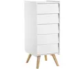 Vintage Vox Chiffonier Blanc / Chêne