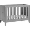 Lit bébé évolutif Milenne Gris clair