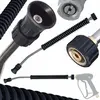 ROSFIX Lance Haute Pression Coudée 90 cm 15° M22x1.5   Inox  Poignée A...
