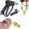 ROSFIX Ensemble Pistolet Kärcher HD/HDS 300 Bar + 5 Buses 1/4" + Adapt...