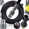 Rosfix 20 m tuyau de nettoyage de tuyaux avec filetage M22 & adaptateu...