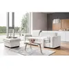 Miuform Canapé convertible, tissu anti-tâche, beige