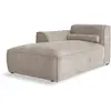 Flex felix méridienne 154x92 cm, gauche, beige foncé Flex Felix