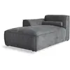Flex felix méridienne 154x92 cm, gauche, gris foncé Flex Felix