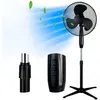 EXTRALINK Ventilateur de pied, 3 pales, 3 niveaux de vitesse, oscillan...