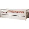 ADRK Furniture, Lit pour enfant, Lit d'enfant Flora