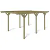 Altanka - Carport, abri de voiture 3,04x5,12 m - 15,57 m2