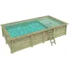 Piscine Aqua 7 X 3.75   H.1.45 M Avec Plage, Sable, Fixations À Visser