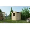 Abri de jardin bois - ALTANKA - DOM593 - Porte simple - Couleur nature...