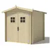 Altanka Abri de jardin en bois - 4m2 - 2x2m - Ep. 19mm - Couleur: naturel