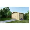 Abri de jardin en bois - 9m2 - 3x3m - Ep. 28mm - Couleur: naturel