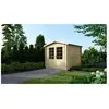 Abri jardin bois - 6.73 m² - 2.65 x 4.13 x 2.23 m - 28 mm DOM521