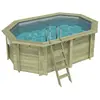 Piscine Nemo 4.3 X 3 - H.1.31 M, Gris Clair, Fixations À Visser